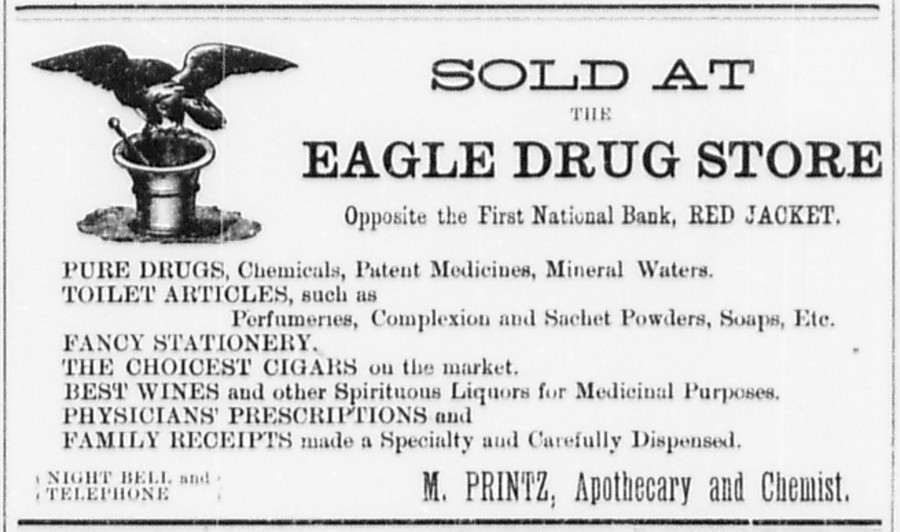 Newspaper ad - <i>The Calumet and Red Jacket News</i>, 24 May 1889